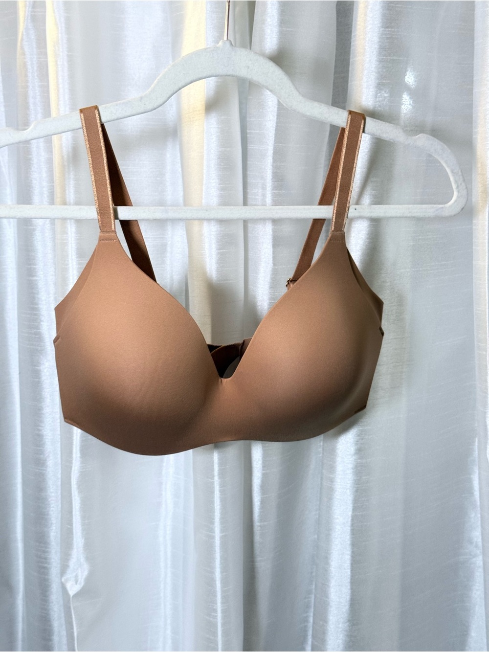 knix Smooth T-Shirt Bra in Brown Tan